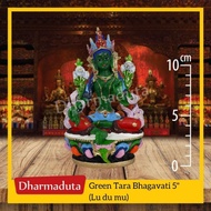 Green Tara 5.5in-Statu Rupang Archa Buddha