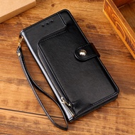 For Vivo X50 X60 X70 X80 Pro Plus X50e X80Pro X70 Pro+ Leather Flip Case Zipper Wallet Phone Cover Casing