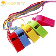 MXMUSTY Whistle Color Hot sale With Lanyard Soccer Basketball Whistle Cheer Sports Football Cheerleading Tool