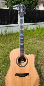 SWIFT HORSE SEMI Acoustic Guitar 41 inch Full Size  Gitar Akustik Beginner Complete Package