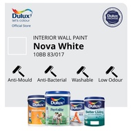 Dulux Wall/Door/Wood Paint - Nova White (10BB 83/017) (Ambiance All/Pentalite/Wash &amp; Wear/Better Living)