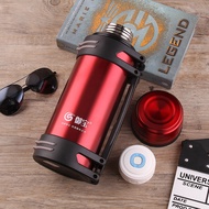 Yubao Large-Capacity Thermos Bottle Outdoor Travel Water Bottle 2L Portable Stainless Steel Bottle C