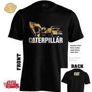 Caterpillar fashion 2025 Machinery Tshirt Baju Microfiber Jersi Jersey Sublimation Tshirt Jersey