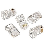 RJ45 jack 8P8C Gold plate 0.25mm LAN Network RJ 45 socket connector