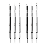 6pcs C210 Soldering Tips Replacement Soldering Tips for T1 Max C210-K/I/Is Soldering Tips for Solder