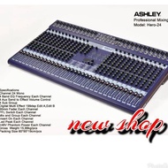 Mixer audio ASHLEY HERO 24Channel 24 mono original Ashley