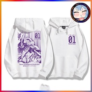Áo Khoác Hoodie Dáng Rộng In Hình Anime Evangelion Màu Neon Genesis Evangelion | Milo Clothes