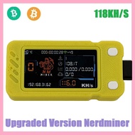 Upgraded Nerdminer 118KH/S BTC Solo Lottery Miner Mini ASIC Miner Bitcoin BTC Miner Nerd Miner with