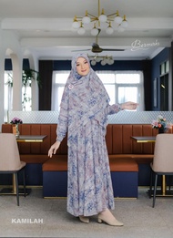 GAMIS SET HIJAB SYARI CODE JAMILAH BY BERMERK / GAMIS TERLARIS