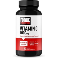 Force Factor Vitamin C 1000mg Immune Support Supplement, Vitamin C Supplement Immunity Vitamins Plus