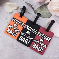 PVC Travel Letter Luggage Tag Luggage Tag Listing Consignment Tag Travel Identification Signage Tag 