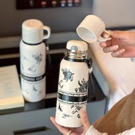 Thermal Water Bottle with Pattern 800ml Capacity 316 Stainless Steel