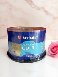 VERBATIM CD-R JAPAN AZO DYE DIGITAL VINLY CD-R CDR GOLD 700 MB 80 MIN 52X Blank Disc Recoardable Bur