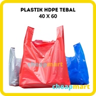 40 X 60 (50 Sheets) THICK HDPE Plastic Bags Multipurpose Bags size
