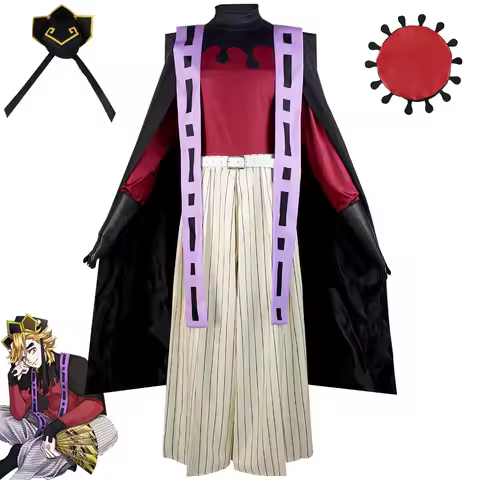 Anime Demon Doma Douma Cosplay Costume Fan Sets Kimetsu No Yaiba Outfit Halloween Anime Douma Kimono