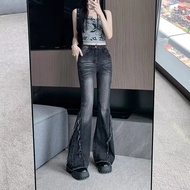 ZH【 Ready Stock】New Jeans Pants for Woman Baggy Jeans Y2k Coquette Women's Denim Pants Shoujo Girl S