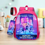 HUNTRIX KPOP DEMON HUNTER Girls' Backpack/ Kindergarten and Elementary School Backpack KPOP DEMON HU