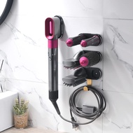 Wall Mount Holder for Dyson Airwrap Styler Hair Curling Iron Barrels and Brushes,Metal Organizor Storage Rack,Curling Iron and Accessories Organizor Rack,Suitable for Home Bedroom