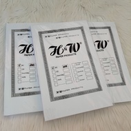 (100 Sheets) BC Paper 200 250 gr gsm/ Blueshwhite Paper/ Bluesh White/ White BC paper/