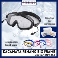 Adult Swimming Goggles BIG Frame Swimming Goggles Large Frame Clear Lens High Quality Goggle Swimmin