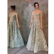 PARTY DRESS / organza mama dress / Grey dress.