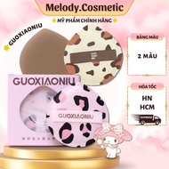 [Guoxiaoniu] Guoxiaoniu Large Round Leopard Foundation Sponge MELODY.COSMETIC Super Soft Puff C549