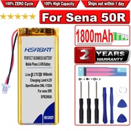 HSABAT 1800mAh Battery for Sena 50R