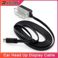 Car HUD Wire Cable Head Up Display OBD Cable Wire OBD2 Cable for HUD Display Type-C Type-Mini USB OB