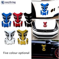 EAZYLIVING 3D PVC Motorcycle Fuel Oil Tank Pad Soft Anti-collision Anti-scratch Decal Protector Cove