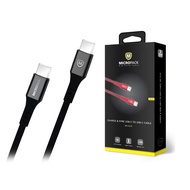 MICROPACK USB CABLE C TO USB C 2M BLACK (MC-CC23.BK)