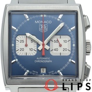 TAG Heuer 豪雅摩納哥系列史蒂夫·麥奎因計時表 CW2113.BA0780，不銹鋼材質，男士腕錶，含保固卡，拋光處理，成色極佳 [二手]