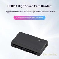 FUN 6 in 1 Card Reader USB Memory Card Reader Fast Data Transmission Six In One Card Reader Support 