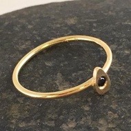 Black Diamond ◆K14 Ring size#10