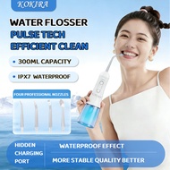 KOKIRA water flosser water floss teeth (Three-level mode & Four-function nozzles) water floss