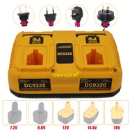DC9320 DC9310 Ni-cd Ni-hm Battery Charger For Dewalt 7.2V 9.6V 12V 14.4V 18V Series DC9096 Electric 