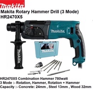 MAKITA HR2470X5 ROTARY HAMMER Dewalt D25133K 26mm 3-Mode SDS Plus Hammer 800W D25133 drill dinding drill batu drill simen