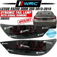 933 Lexus ES250 ES300H ES350 2013 - 2018 Dynamic Tail Lamp With Signal Running