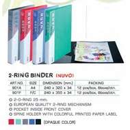 2-Ring File Circle F4 Thick Spine 3.4 Cm. Flamingo 901F