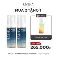 Dung dịch vệ sinh nam UMIHA (100ml) dạng bọt - Ddvs ngăn mùi và vi khuẩn gây viêm ngứa hương thơm cu