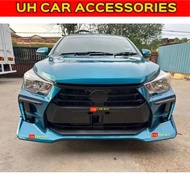 PERODUA AXIA 2023 2024 GR SPORT FRONT BUMPER BODYKIT LED DRL