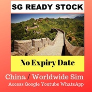 [SG READY STOCK] China Mainland Prepaid Sim Card NEW 3 IN ! SIM CARD GLOBAL WORLDWIDE PREPAID SIM CA