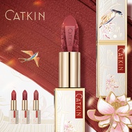 CATKIN Dreamworld Lipstick Waterproof Long Lasting Exquisite Matte Carved Shell Design 3.6g