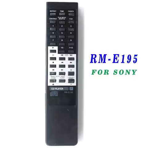 New RM-E195 Universal Remote Control for Sony CD AUDIO DISC DVD Recorder 228ESD 227ESD CDP-X33 CDP-7