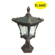 Classic Gate Light / Pillar Light (Brown) E27 Lampu pagar lampu tembok tiang lampu taman