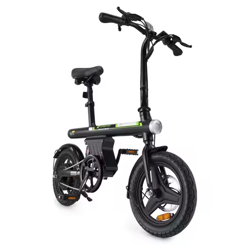 Isinwheel U1 Adult Electric Bicycle,500W city ebike, 36V 7.8AH commuting E-bike, 14 Tire Foldable El