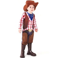 2026 Halloween Children Western Cowboy Print Suit Sheriff Stage Costume cosplay British Suit