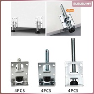 [BububuMY] 4 Pieces Table Leg Leveler Elevate Bracket Adjustable Furnishing Risers Leveler Feet for 