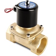 【Philippines Stock】Electric Solenoid Valve Two Way Brass Normally Closed DC 12V AC 220V 1/4" 1/2" 3/4" 1" For Water Air Fuels Gas For Water / Oil / Gas Brass Water Oil Air Closed-Solenoid-Valve Normally Closed Type Solenoid Brass Valve Water Brass