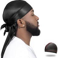 ForceWave Silky Durag for Men Wave Cap Satin Dorag for Men Women 360 Wave