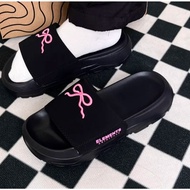 Dép NƠ XINH XẮN Elements Silde Chunky nam nữ thêu nơ.Đế cao 5cm êm chân - Elements